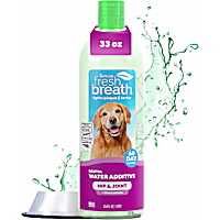 TropiClean Fresh Breath Dental Water Additive Plus Hip & Joint for Dogs