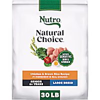 Nutro Natural Choice Chicken and Brown Rice Senior Large Breed Dry Dog Food