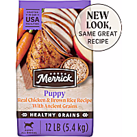 Merrick Healthy Grains Wholesome and Natural Kibble for Healthy Digestion, Puppy Recipe Premium Dry Dog Food