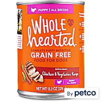 WholeHearted Grain Free Puppy Chicken and Vegetable Recipe Wet Dog Food