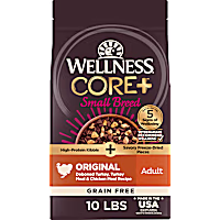 Wellness CORE+ Grain Free Small Breed Original Turkey & Chicken with Freeze Dried Pieces Recipe Dry Dog Food