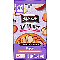 Merrick Lil Plates Premium Grain Free Real Chicken and Sweet Potato Kibble Dry Puppy Food