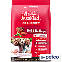 WholeHearted Grain Free All Life Stages Beef & Pea Formula Dry Dog Food
