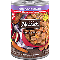 Merrick Grain Free Puppy Plate Beef Recipe Wet Puppy Food