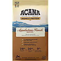ACANA Grain Free, Highest Protein, Appalachian Ranch Dry Dog Food