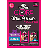 Wellness CORE Mini Meals Chunky Variety Pack Wet Dog Food