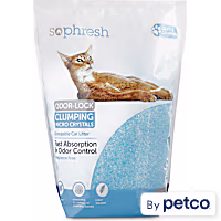 So Phresh Scoopable Odor-Lock Clumping Micro Crystal Cat Litter in Blue Silica