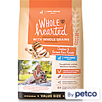 WholeHearted Adult Large-Breed Chicken & Brown Rice Recipe with Whole Grains Dry Dog Food