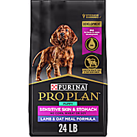 Purina Pro Plan Sensitive Skin and Stomach Formula, Lamb and Oat Meal Dry Puppy Food