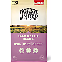 ACANA Lamb & Apple Recipe Singles Limited Ingredient Grain Free High Protein Dry Dog Food
