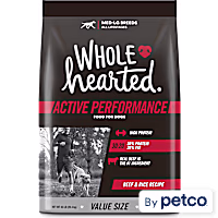 Wholehearted Active Performance High-Protein Beef & Rice Recipe Dry Dog Food