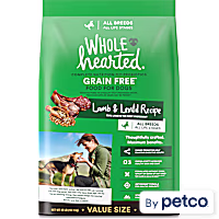 WholeHearted Grain Free All Life Stages Lamb and Lentil Formula Dry Dog Food