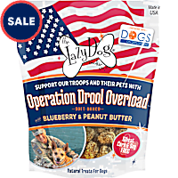 The Lazy Dog Cookie Co. & Dogs on Deployment Operation Drool Overload Blueberry & Peanut Butter Soft-Baked Dog Treats