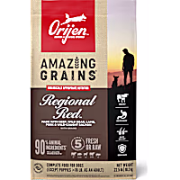 ORIJEN Regional Red Recipe Amazing Grains High Protein Dry Dog Food