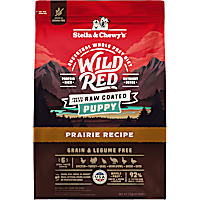 Stella & Chewy's Wild Red Raw Coated High Protein Grain & Legume Free Puppy Prairie Recipe Dry Dog Food