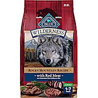 Blue Buffalo Wilderness High-Protein Red Meat & Grains Rocky Mountain Recipe Dry Food for Adult Dogs