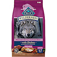Blue Buffalo Wilderness Chicken Recipe Natural High-Protein Dry Food for Small Breed Adult Dogs
