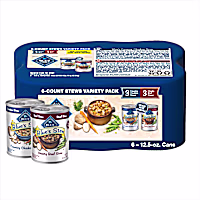 Blue Buffalo Blue's Stew Natural, Hearty Beef and Country Chicken Wet Dog Food Variety Pack