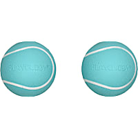 Playology Squeaky Chew Ball Peanut Butter Dog Toy