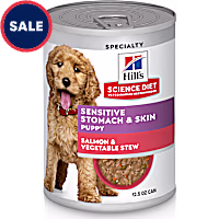 Hill's Science Diet Adult Sensitive Stomach & Sensitive Skin Salmon & Vegetable Stew Canned Wet Dog Food