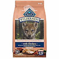 Blue Buffalo Wilderness High-Protein Chicken Dry Dog Food for Large Breed Puppies