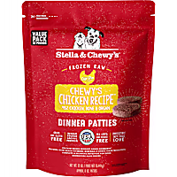 Stella & Chewy's Frozen Chewy's Chicken Patties Dog Food