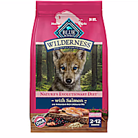 Blue Buffalo Wilderness High-Protein Natural Dry Food Salmon Recipe for Puppies
