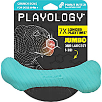 Playology Peanut Butter Scented Crunchy Femur Bone Jumbo Dog Toy