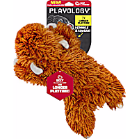 Playology Beef Scented Highland Cow Plush Squeaky Dog Toy