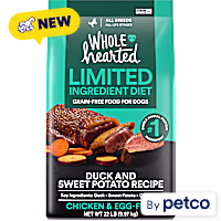 WholeHearted Limited Ingredient Diet Duck & Sweet Potato Recipe Dog Food