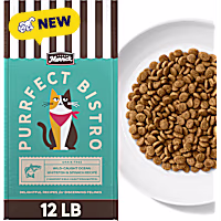 Merrick Purrfect Bistro Grain Free Wild-Caught Ocean Whitefish & Spinach Recipe Natural Dry Cat Food for Adult Cats