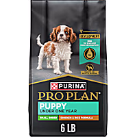 Purina Pro Plan High Protein DHA Chicken & Rice Formula Small Breed Puppy Food