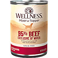 Wellness 95% Beef Natural Grain Free Recipe Wet Dog Food