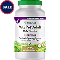 NaturVet VitaPet Daily Vitamins for Adult Dogs