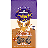 Wellness Old Mother Hubbard Classic P-Nuttier Natural Mini Oven-Baked Biscuits Dog Treats