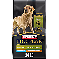 Purina Pro Plan Weight Management Chicken and Rice Formula Large Breed Dry Dog Food