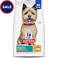 Hill's Science Diet Adult Healthy Mobility Small Bites Chicken Meal, Brown Rice & Barley Recipe Dry Dog Food