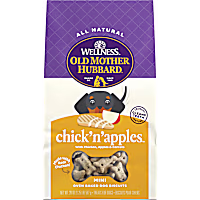 Wellness Old Mother Hubbard Classic Chick'N'Apples Natural Mini Oven-Baked Biscuits Dog Treats
