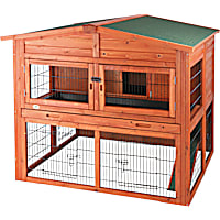 TRIXIE Natura XL Two Story Rabbit Hutch with Outdoor Run