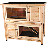 TRIXIE Natura Two Story Animal Hutch in Brown