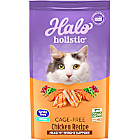 Halo Holistic Complete Digestive Health Indoor Grain & Cage-free Chicken Recipe Adult Dry Cat Food