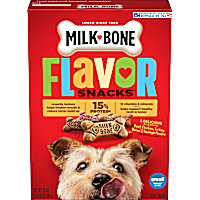 Milk-Bone Flavor Snacks Small Dog Biscuits, Flavored Crunchy Dog Treats