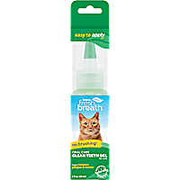 TropiClean Fresh Breath Oral Care Clean Teeth Gel for Cats