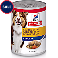 Hill's Science Diet Senior 7+ Savory Stew with Chicken & Vegetables Canned Wet Dog Food