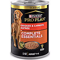 Purina Pro Plan Grain Free Complete Essentials Chicken and Carrots Entree Classic Dog Food Pate