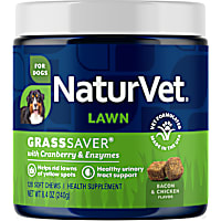 NaturVet Bacon and Chicken Flavor GrassSaver Health Supplements for Dogs