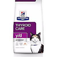 Hill's Prescription Diet y/d Thyroid Care Chicken Flavor Dry Cat Food