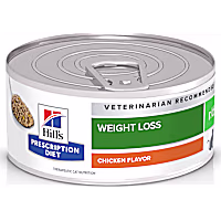 Hill's Prescription Diet r/d Weight Reduction Chicken Flavor Canned Cat Food
