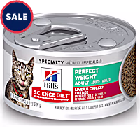 Hill's Science Diet Adult Perfect Weight Liver & Chicken Entree Canned Wet Cat Food