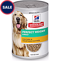 Hill's Science Diet Adult Perfect Weight Chicken & Vegetable Entree Canned Wet Dog Food